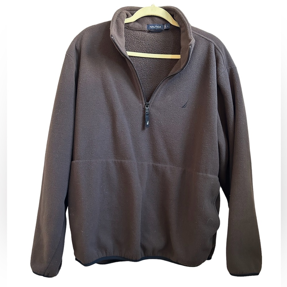 Nautica men’s half zip pullover size Large